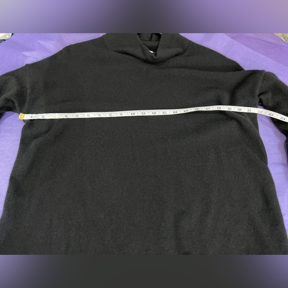 JJill 100% Cashmere Draped-Neck Sweater. Soft! Plush! Black. LP & XLP. EUC. - Picture 9 of 10